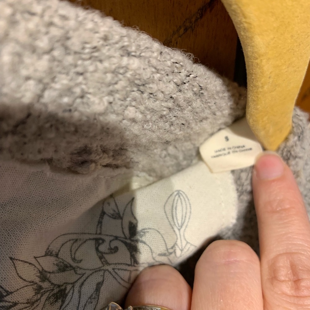 Anthropologie Angel of the North velveteen poncho - Picture 7 of 8